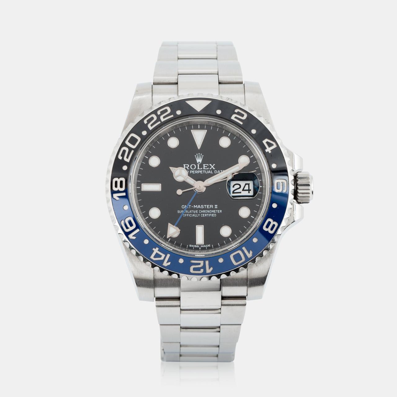 2018 ROLEX GMT-MASTER II 'BATMAN' for sale by auction in Wimbledon ... Gmt master 2 batman